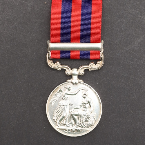819 - AN INDIAN GENERAL SERVICE MEDAL WITH PERAK CLASP TO A ROYAL MARINE ABOARD H.M.S. CHARYBDIS. An India... 