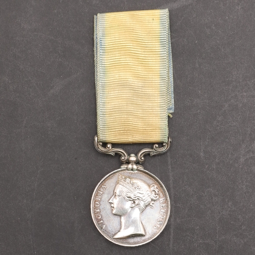 821 - A BALTIC MEDAL 1856. A Baltic Medal, 1856, unnamed as issued. On original ribbon.
