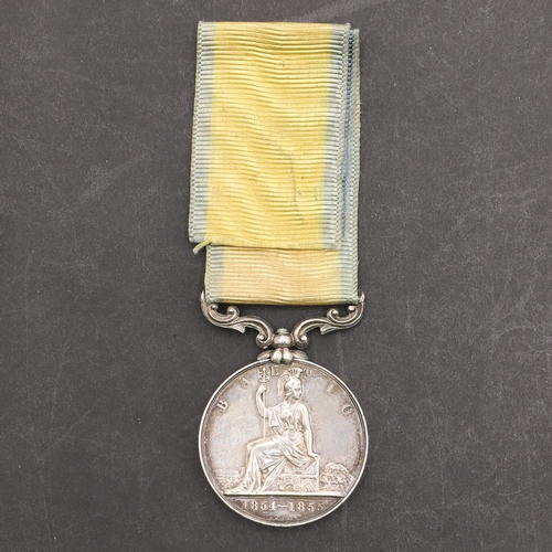 821 - A BALTIC MEDAL 1856. A Baltic Medal, 1856, unnamed as issued. On original ribbon.