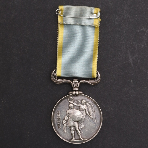 830 - A CRIMEA MEDAL 1854-56 WITHOUT CLASP. A Crimea medal 1854-56, without clasps, and unnamed as issued.