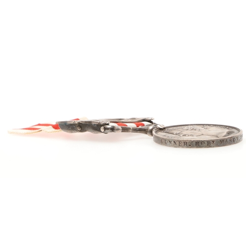 834 - A TWO CALSP INDIAN MUTINY MEDAL TO THE BENGAL HORSE ARTILLERY. An Indian Mutiny Medal with Lucknow a... 