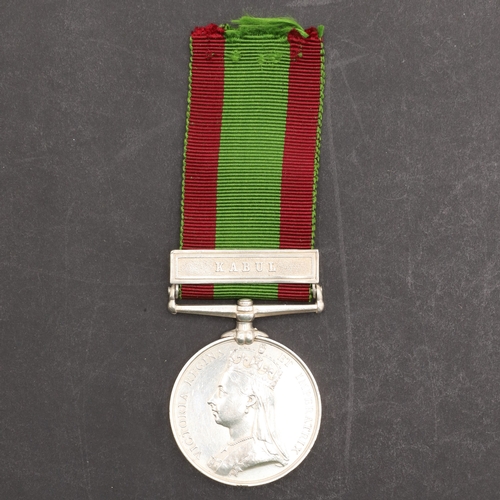 842 - AN AFGHANISTAN MEDAL 1878-80 WITH KABUL CLASP TO THE 5TH PUNJAB CAVALRY. An Afghanistan medal with K... 