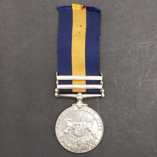 845 - A TWO CLASP CAPE OF GOOD HOPE GENERAL SERVICE MEDAL 1880-97 TO THE C.T. RANGERS. A Cape of Good Hope... 