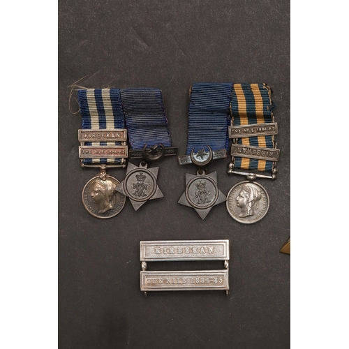 847 - A TWO CLASP EGYPT PAIR TO THE SOUTH STAFFORDSHIRE REGIMENT. A pair comprising Egypt medal with rever... 