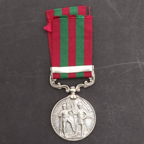 857 - AN INDIA MEDAL 1895-1902 WITH DEFENCE OF CHITRAL 1895 CLASP TO THE QUEEN'S OWN CORPS OF GUIDES. An I... 