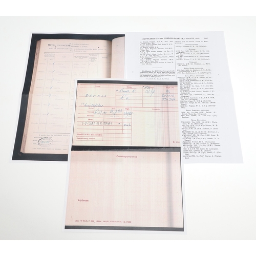 878 - A FIRST WORLD WAR MERITORIOUS SERVICE GROUP OF FIVE TO THE BORDER REGIMENT. A Great War group of fiv... 