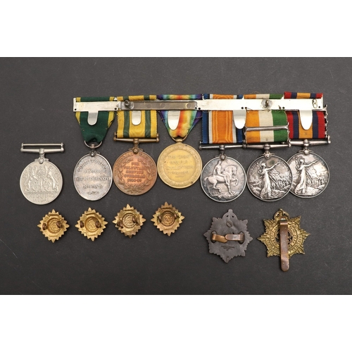951 - A BOER WAR AND LATER GROUP OF SIX TO THE CHESHIRE REGIMENT AND ROYAL ARMY MEDICAL CORPS. A group of ... 