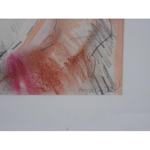 69 - ANNA RARITY, WATERCOLOUR SKETCH DEPICTING A FEMALE NUDE