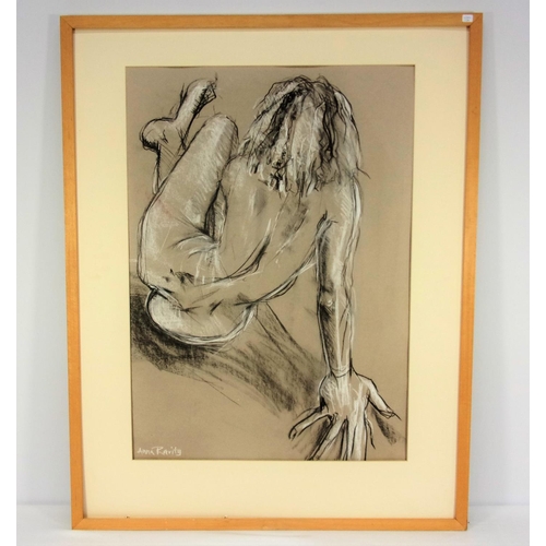 70 - ANNA RARITY, PASTEL DEPICTING A FEMALE NUDE