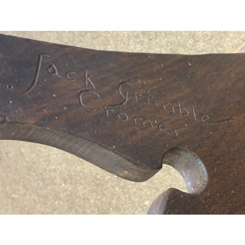 2 - JACK GRIMBLE, CROMER, PR. OAK BENCHES
