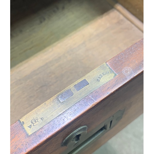 30 - MILITARY CHEST OF DRAWERS WITH RECESSED HANDLES