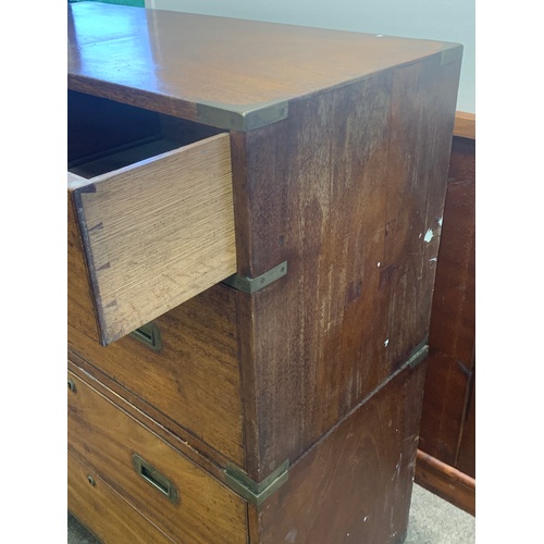 30 - MILITARY CHEST OF DRAWERS WITH RECESSED HANDLES