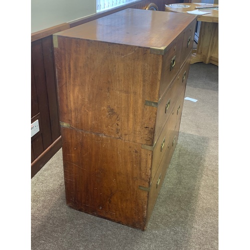 31 - MILITARY CHEST OF DRAWERS BY ROSS AND CO DUBLIN
