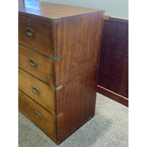 31 - MILITARY CHEST OF DRAWERS BY ROSS AND CO DUBLIN