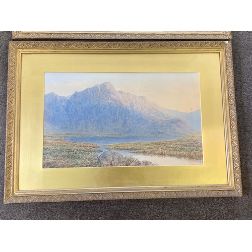 49 - WILLIAM TAYLOR LONGMIRE (BRITISH 1841-1914) PAIR OF WATER COLOURS, each approx. 42 x 26 cm