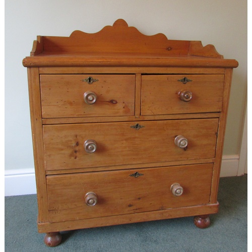 145 - PINE CHEST OF DRAWERS