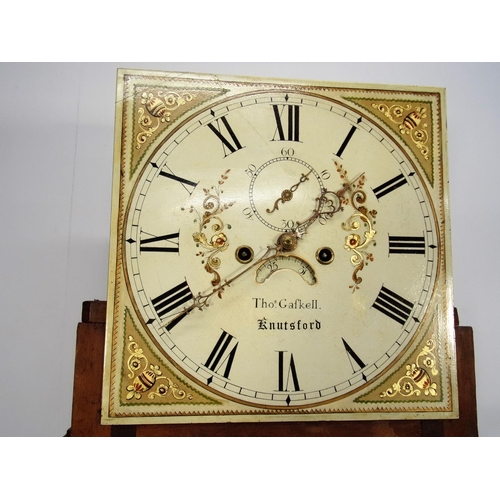 126 - 8 DAY LONG CASE CLOCK THO GAFKELL KNUTSFORD