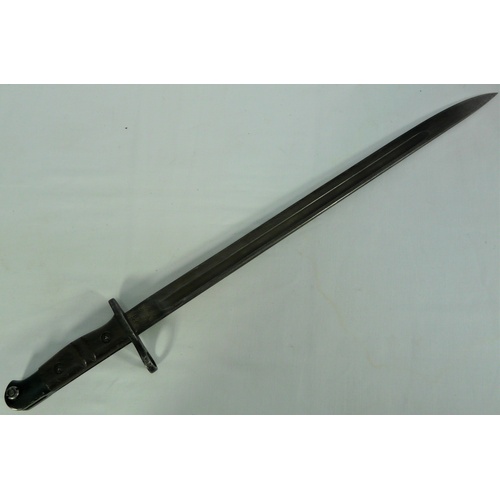 263 - WW1 REMINGTON BAYONET. BRITISH MILITARY MARKED & DATED 1913