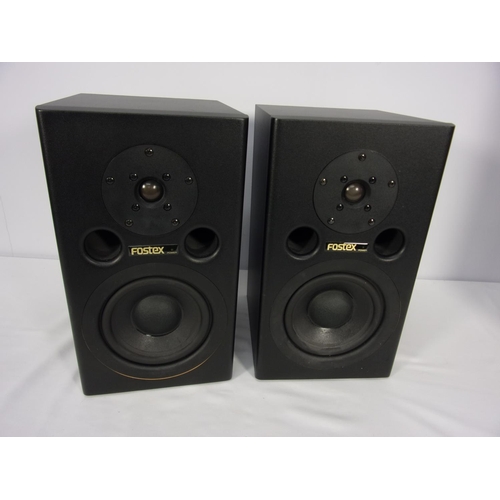 331 - PR. FOSTEX SPEAKERS PM1 SPEAKERS, BOXED