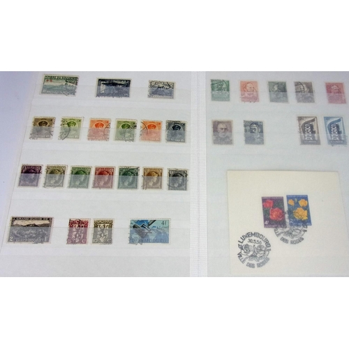 646 - STAMPS, LUXEMBOURG.  STOCKBOOK CONTAINING FU COLLECITON CAT £200+ RES £40