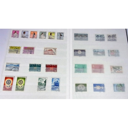 646 - STAMPS, LUXEMBOURG.  STOCKBOOK CONTAINING FU COLLECITON CAT £200+ RES £40