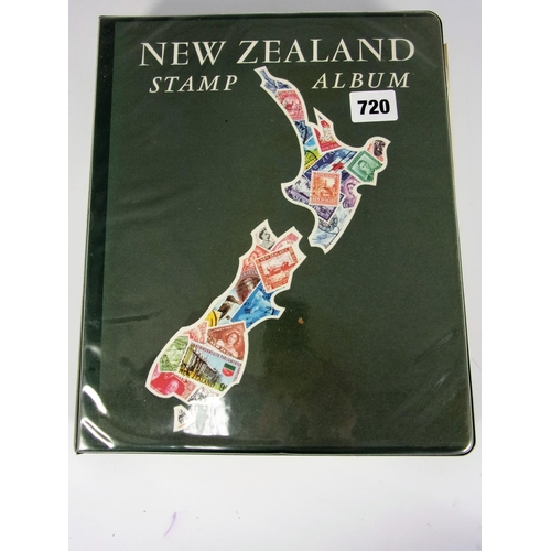 720 - STAMPS : GREEN SG RING ALBUM, NEW ZEALAND