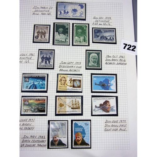 722 - STAMPS : BLUE MULTO ALBUM, AUSTRALIA