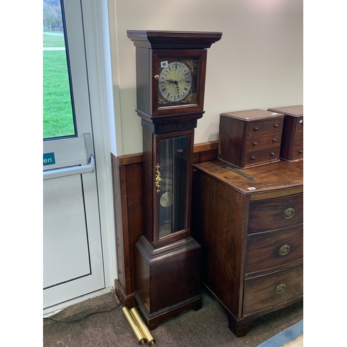 65 - MODERN TEMPUS FUGIT LONG CASE CLOCK