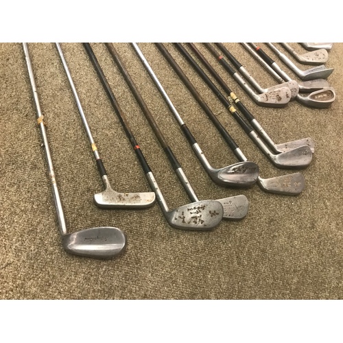 273 - 2 VINTAGE GOLF BAGS AND CLUBS