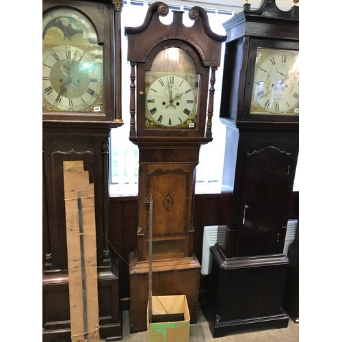 871 - LONG CASE GRANDFATHER CLOCK WITH 8 DAY MOVEMENT