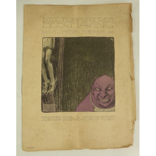 191 - HET TOPPUNT DER BESCHAVING DATED 1915 WITH LOUIS RAEMAEKERS ILLUSTRATIONS