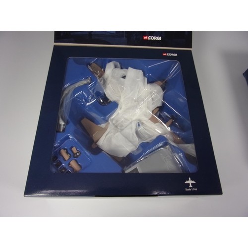 126 - CORGI AVIATION MILITARY AIR POWER AA31601 HANDLEY PAGE VICTOR K2 FALKLANDS 1:144 AND 48405 C-130K DE... 