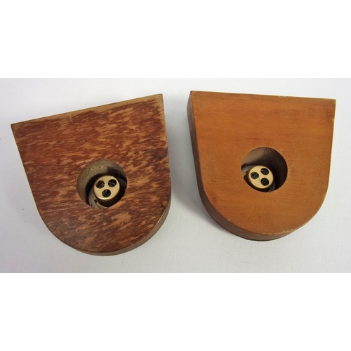 13 - TWO LEATHER CASED CAR INSTRUMENTS SALOPIA GOLDEN JUBILEE 1915-1965 ROTOTHERM TEMPERATURE GAUGE AND A... 