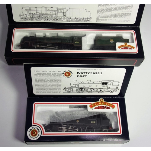 368 - BACHMANN MODEL 31-451 IVETT 2-6-2 TANK LOCOMOTIVE 41241 IN BR LINED BLACK LIVERY TOGETHER WITH BACHM... 