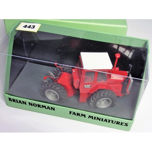 443 - A BRIAN NORMAN FARM MINIATURE BOXED 1:32 SCALE NUMBERED MODEL OF MASSEY FERGUSON 1200 PRODUCED SEPTE... 