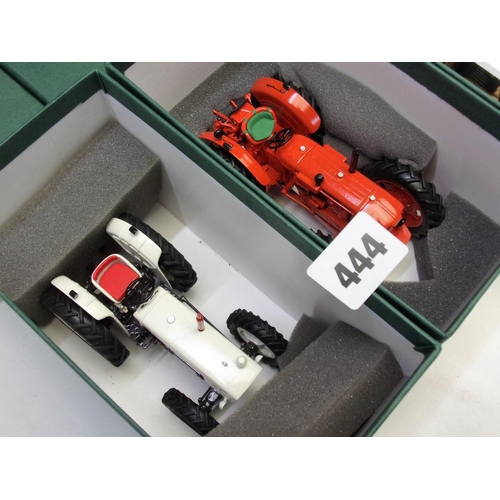 444 - MODEL TRACTORS BY CENFYN DAVIES FARM MODELS COMPRISING DAVID BROWN 990 NUFFIELD 10/60 BRAY MARSHALL ... 