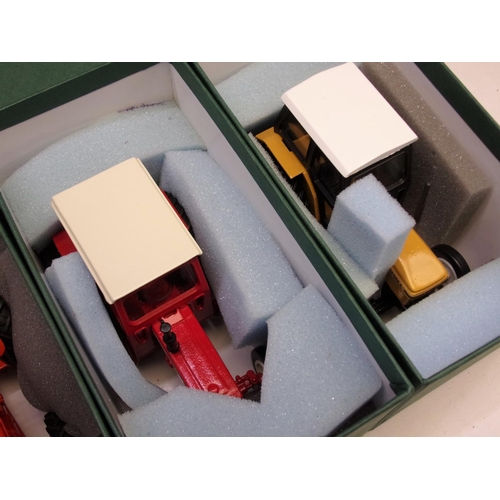 444 - MODEL TRACTORS BY CENFYN DAVIES FARM MODELS COMPRISING DAVID BROWN 990 NUFFIELD 10/60 BRAY MARSHALL ... 