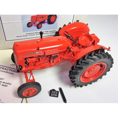 461 - RJN CLASSIC TRACTORS NUFFIELD 4/60 ONE 16TH SCALE MODEL LIMITED EDITION OF 400 SERIAL NUMBER 14 OF 4... 