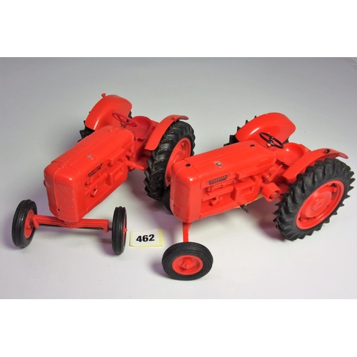 462 - PLASTIC NUFFIELD TRACTOR BELIEVED TO BE IN THE TOP OF A BOX OF A NUFFIELD UNIVERSAL MODEL BOX WHICH ... 
