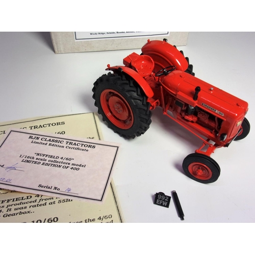 464 - BOXED BRITAIN’S LIMITED MASSEY FERGUSON TRACTOR 135 CATALOGUE NUMBER 9529 IN ORIGINAL BOX IN FAIR TO... 