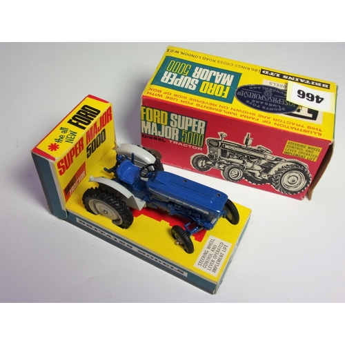 466 - FORD SUPER MAJOR 5000 DIESEL TRACTOR BY BRITAIN’S CATALOGUE NUMBER 9527 WITH ORIGINAL DEALER’S LABEL... 