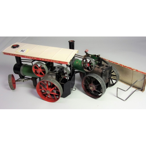 74 - MAMOD, 2 TE1A SHOWMANS ENGINES
