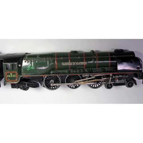 422 - HORNBY DUBLO DUCHESS OF MONTROSE 46232 APPEARS 3 RAIL BUT WITHOUT TRACK PICKUP IDEAL FOR SPARES OR R... 