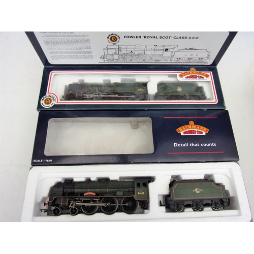 502 - BACHMANN 31-227 REBUILT SCOT 46162 QUEENS WESTMINSTER RIFLEMAN BR GREEN L/CREST BOXED & 46148 THE MA... 