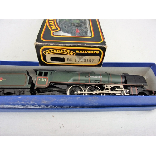 501 - HORNBY  46255 CITY OF HEREFORD IN BR GREEN LIVERY IN A REPRO BOX T/W MAINLINE 45540 PATRIOT BOXED