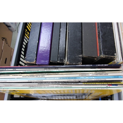 13 - MIXED CLASSICAL RECORDS 33 RPM LPS WITH A FEW JAZZ AND BOX SETS APPROX 120 IN TOTAL