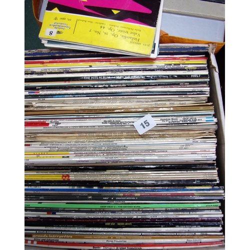 15 - APPROX 160 LPS INCLUDING JAZZ CLASSIC ROCK AND POP TOGETHER WITH A FEW BOX SETS