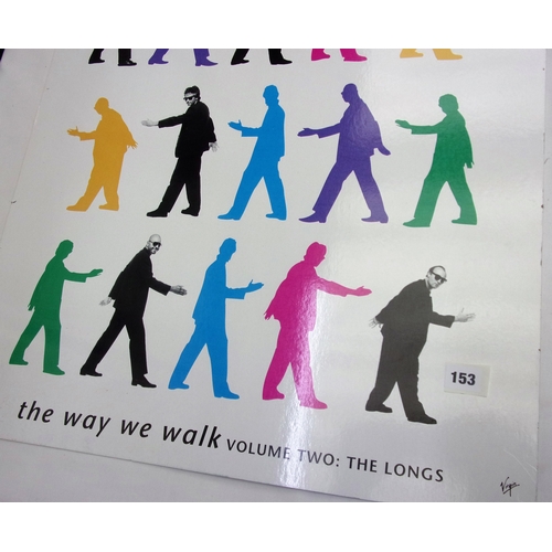 153 - MUSIC POSTER GENESIS LIVE THE WAY WE WALK VOLUME 2 THE LONGS, PRINTED BY VIRGIN MEDIA POSSIBLY AO SI... 