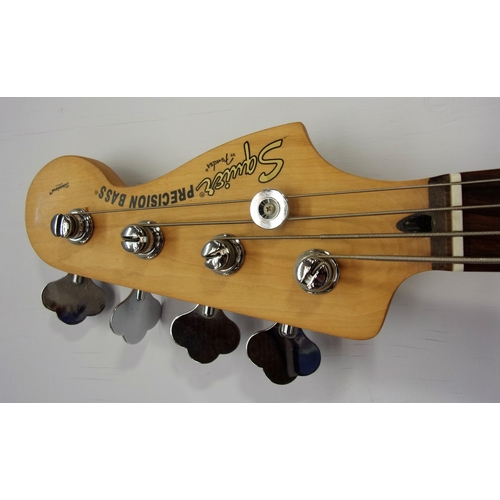 102 - SQUIRE PRECISION ELECTRIC BASS GUITAR A FENDER 20TH ANNIVERSARY MODEL