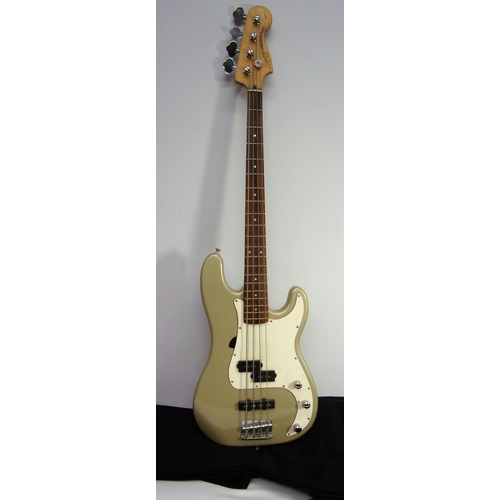 102 - SQUIRE PRECISION ELECTRIC BASS GUITAR A FENDER 20TH ANNIVERSARY MODEL